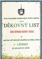 Dekovny_list_Lednicke_drahy_Ceska_greyhound_dostihova_federace.JPG